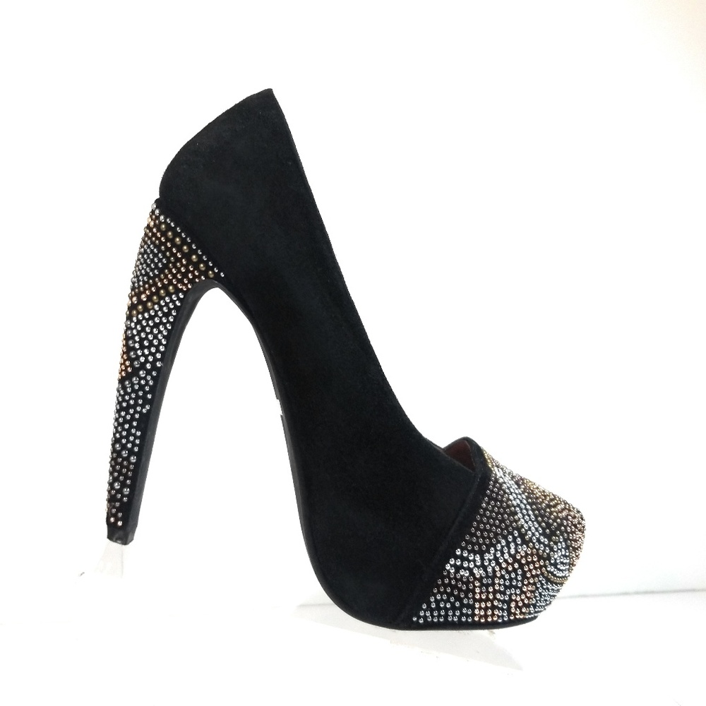 Jeffrey Campbell Women Stud Lobster Claw Pumps 6.5